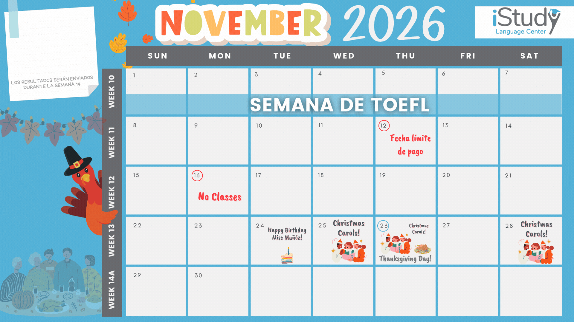 NOVEMEBER 2026